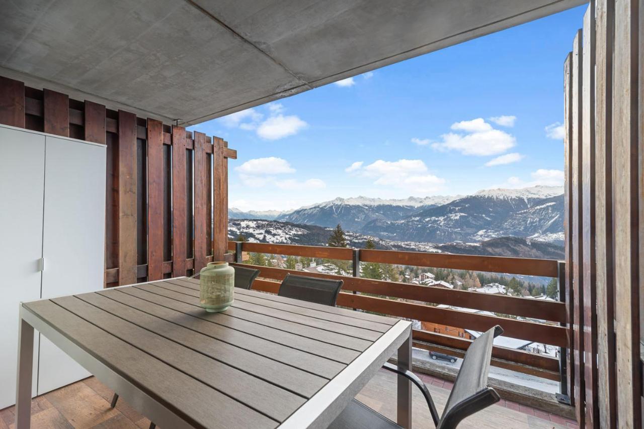 Chaleureux Studio A Anzere, Accessible A Ski, Proche De Tout Ngoại thất bức ảnh
