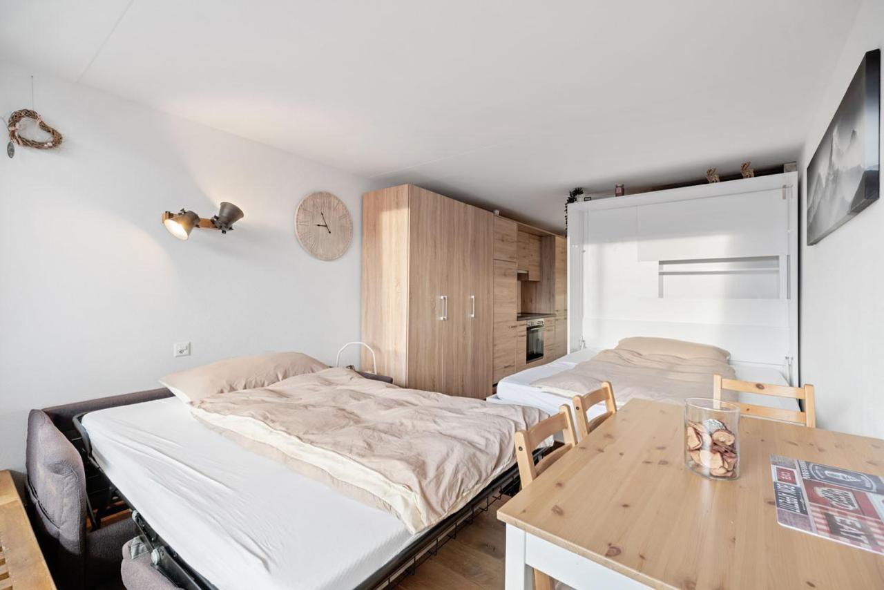 Chaleureux Studio A Anzere, Accessible A Ski, Proche De Tout Ngoại thất bức ảnh