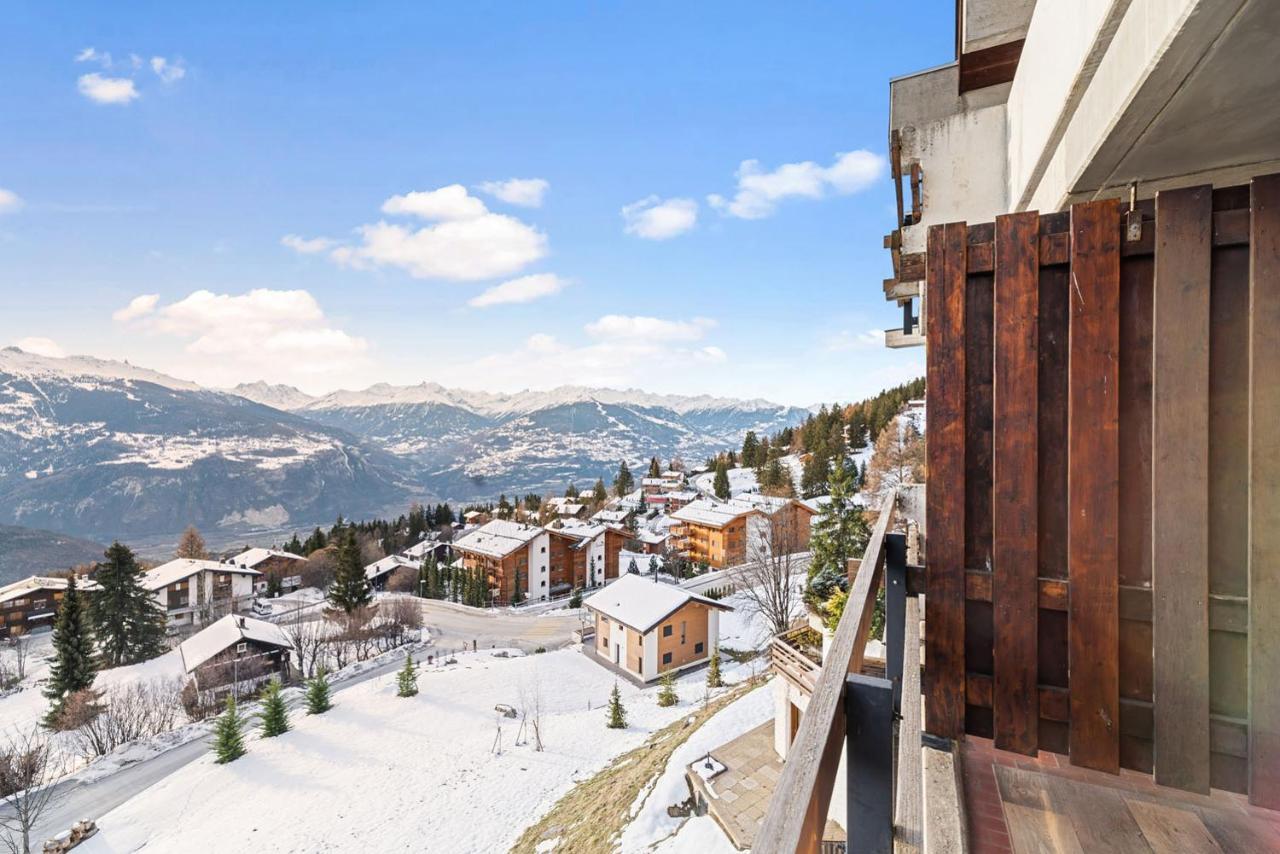 Chaleureux Studio A Anzere, Accessible A Ski, Proche De Tout Ngoại thất bức ảnh