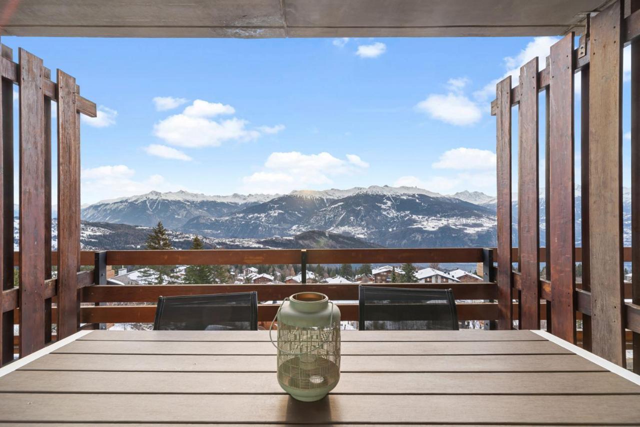 Chaleureux Studio A Anzere, Accessible A Ski, Proche De Tout Ngoại thất bức ảnh